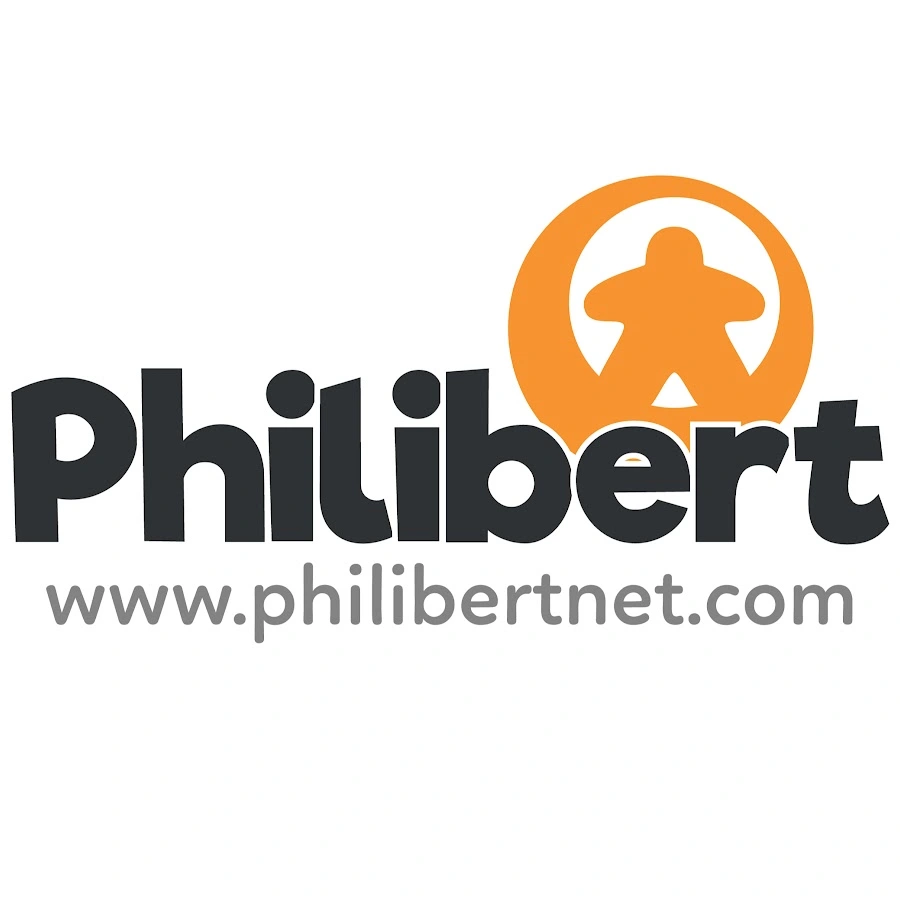 Le logo du marketplace Philibert, le revendeur de jeu de société et jeu d'adresse et jeu d'ambiance en France