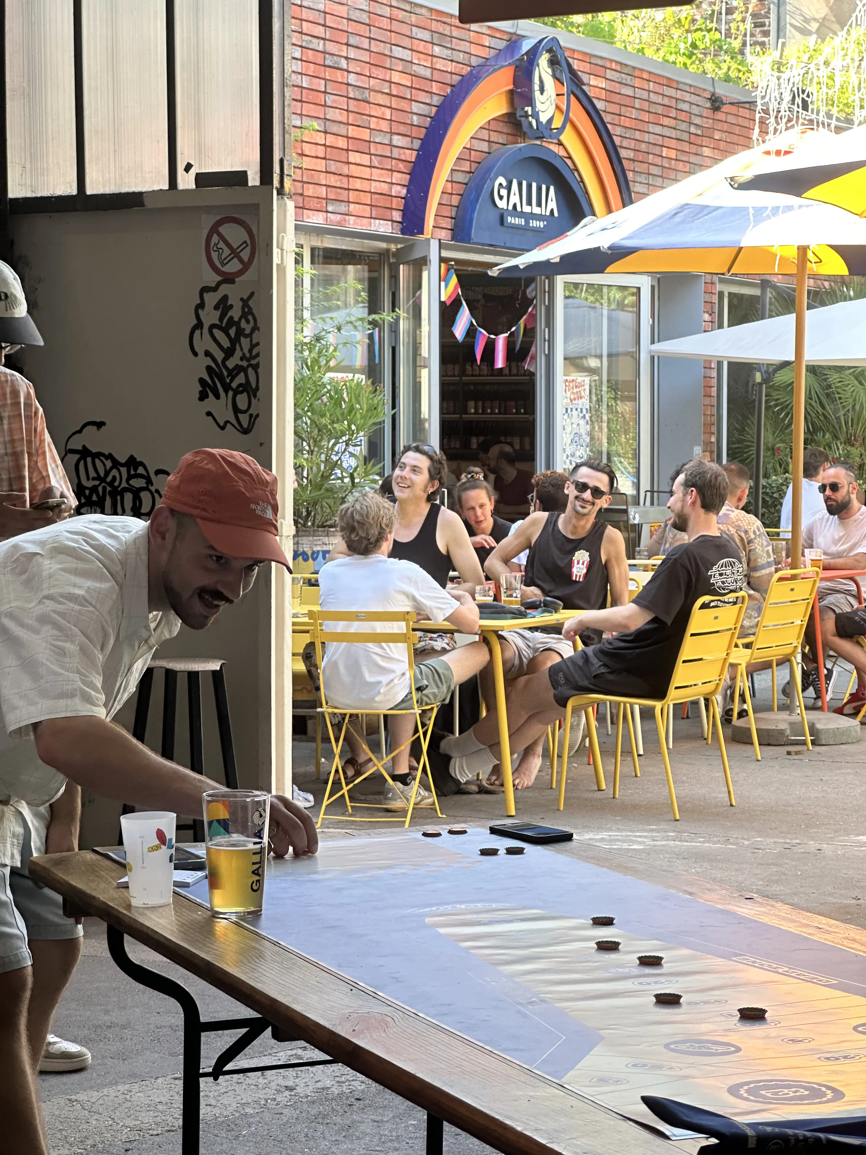 Bar, Brasserie, Le Gallia, Pantin, Paris, Gallia, Tournoi, Le 111, 111, US&DS, un seau et du sable