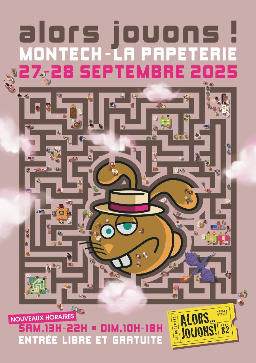 Alors Jouons, Montech, Festival de jeux, Jeux, Jeu de société, Montauban, Tarn et garonne, Le 111, 111, US&DS, un seau et du sable
